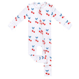 Bamboo Convertible Zip-Up Footie Pajama - Talia