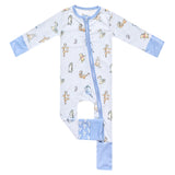 Convertible Zip-Up Footie - Winnie the Pooh and Friends