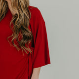 Women's Everyday Robe - Cranberry