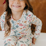 2pc Long Sleeve Pajama Set - Ivy