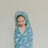 Premium Baby Knit Hooded Towel - Jurassic Park