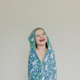 Premium Baby Knit Hooded Towel - Jurassic Park