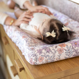 Premium Knit Diaper Changing Pad Cover - Flora