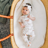 Footed Baby Pants - Luna