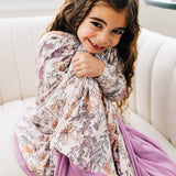 Three-Layer Jumbo Quilt - Flora