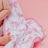 Premium Baby Knit Hooded Towel - Bow My Gosh