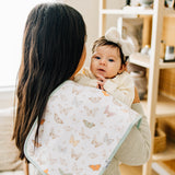 3 Pack Premium Burp Cloths - Flora