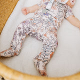 Footed Baby Pants - Flora