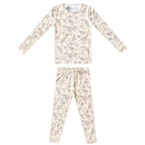 2pc Long Sleeve Pajama Set - Jurassic Park Fossils