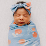 Knit Swaddle Blanket - Clementine