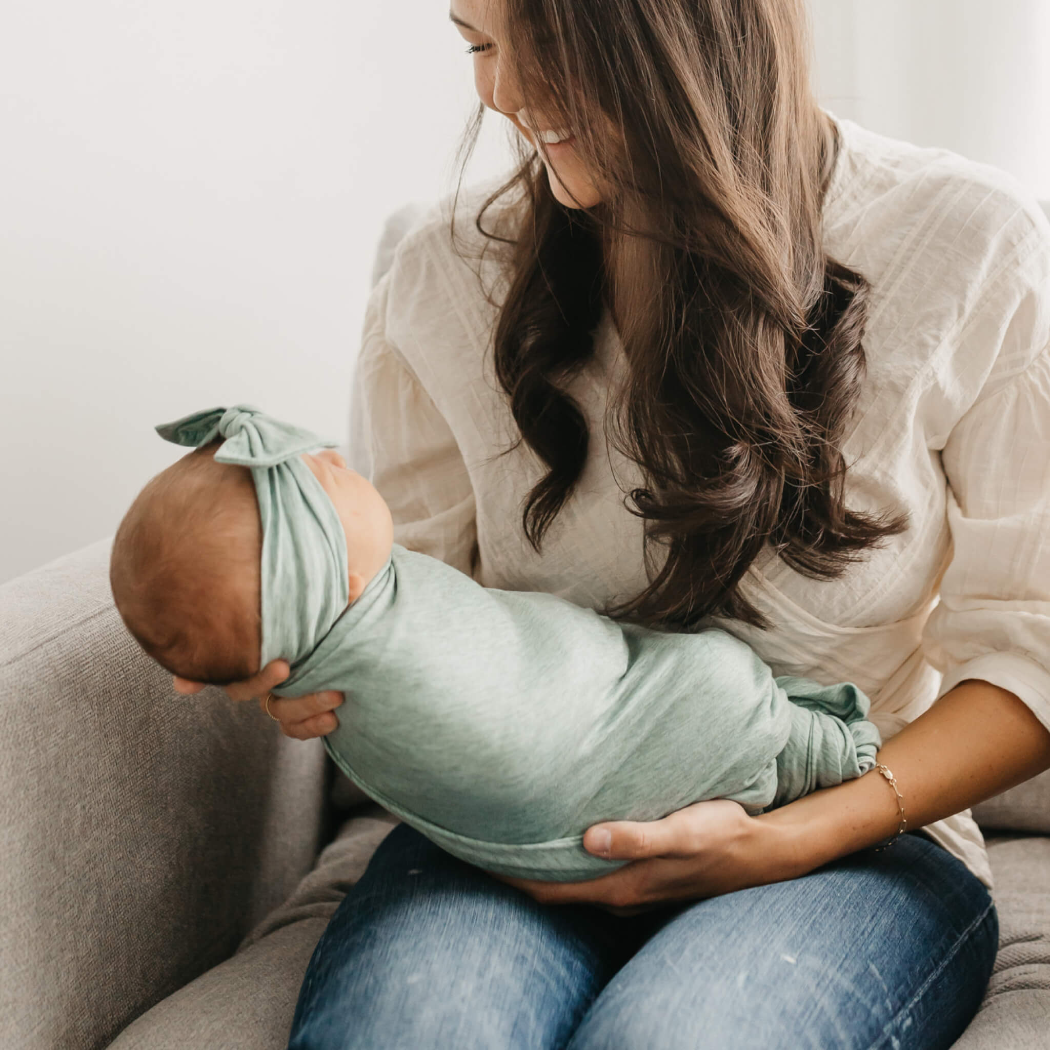 Knit Swaddle Blanket - Emerson