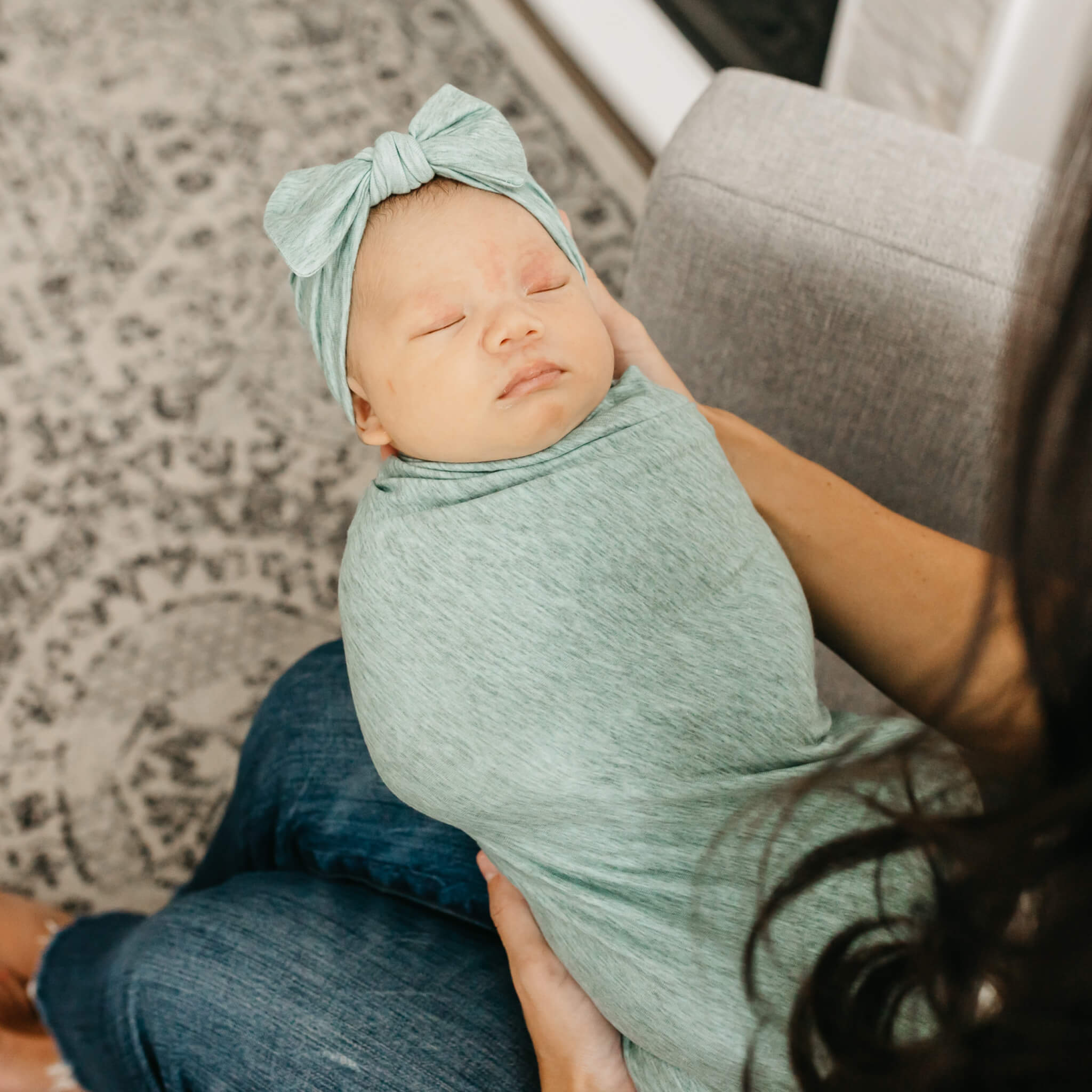 Knit Swaddle Blanket - Emerson
