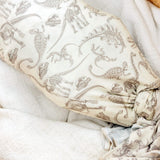 Knit Swaddle Blanket - Jurassic Park Fossils