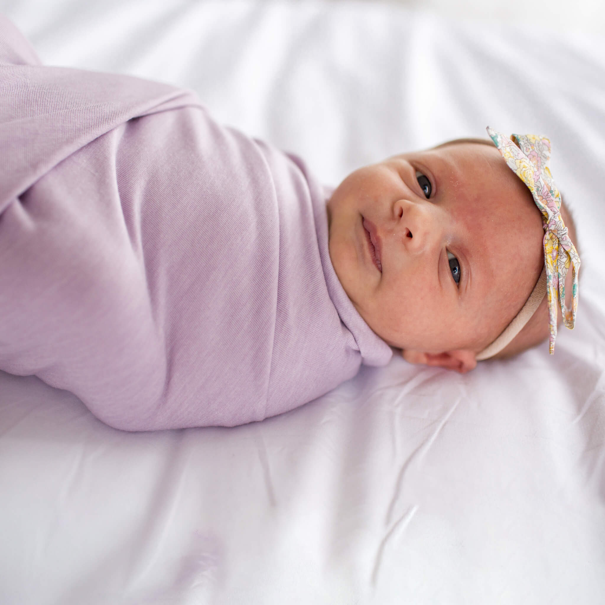 Knit Swaddle Blanket - Lily