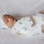 Knit Swaddle Blanket - Noah