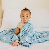 Knit Swaddle Blanket - Peanut