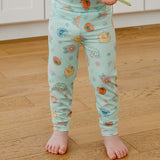 2pc Long Sleeve Pajama Set - Sesame Street Retro Floral