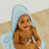 Premium Baby Knit Hooded Towel - Surf