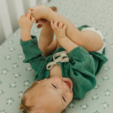 Premium Knit Fitted Crib Sheet - Wade