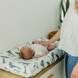 Premium Knit Diaper Changing Pad Cover - Cove