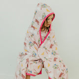 Premium Big Kid Hooded Towel - Wonder Woman