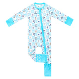 Convertible Zip-Up Footie Pajama - Monsters, Inc. Medley