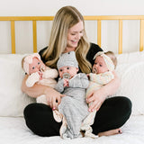 Newborn Knotted Gown - Blush