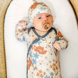 Newborn Knotted Gown - Eden