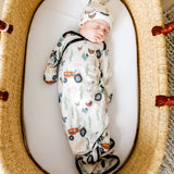 Newborn Knotted Gown - Jo