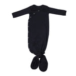 Newborn Knotted Gown - Midnight