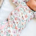 Newborn Knotted Gown - Natalie