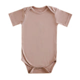 Short Sleeve Bodysuit - Pecan
