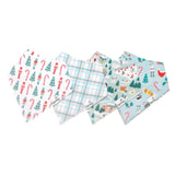 4 Pack Baby Bandana Bibs - Nicholas