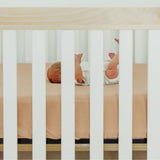 Premium Knit Fitted Crib Sheet - Pecan