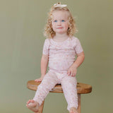 2pc Short Sleeve Pajamas with Pants - Gigi
