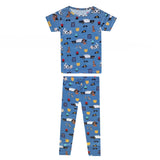 Bamboo 2pc Short Sleeve Pajamas with Pants - Police Officer