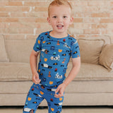 Bamboo 2pc Short Sleeve Pajamas with Pants - Police Officer