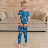 Bamboo 2pc Short Sleeve Pajamas with Pants - Police Officer