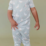 2pc Short Sleeve Pajamas with Pants - Baker