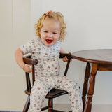 2pc Short Sleeve Pajamas with Pants - Minnie Mouse's Bowquet