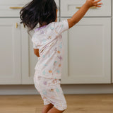 2pc Short Sleeve Pajama Set - Enchanted Friends