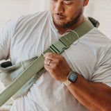 Everyday Linen Sling Carrier - Sage