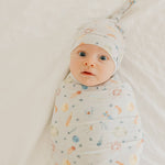 Top Knot Hat - Cosmos