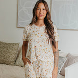 Bamboo Women's Short Sleeve Pajamas - Angelique