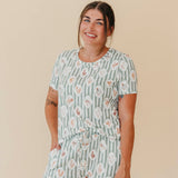 Women's Short Sleeve Pajamas - Constance