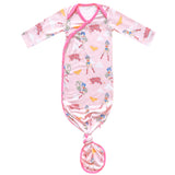 Newborn Knotted Gown - Wonder Woman