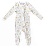 Zip-Up Footie Pajama - Chip