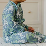 Zip-Up Footie Pajama - Jurassic Park