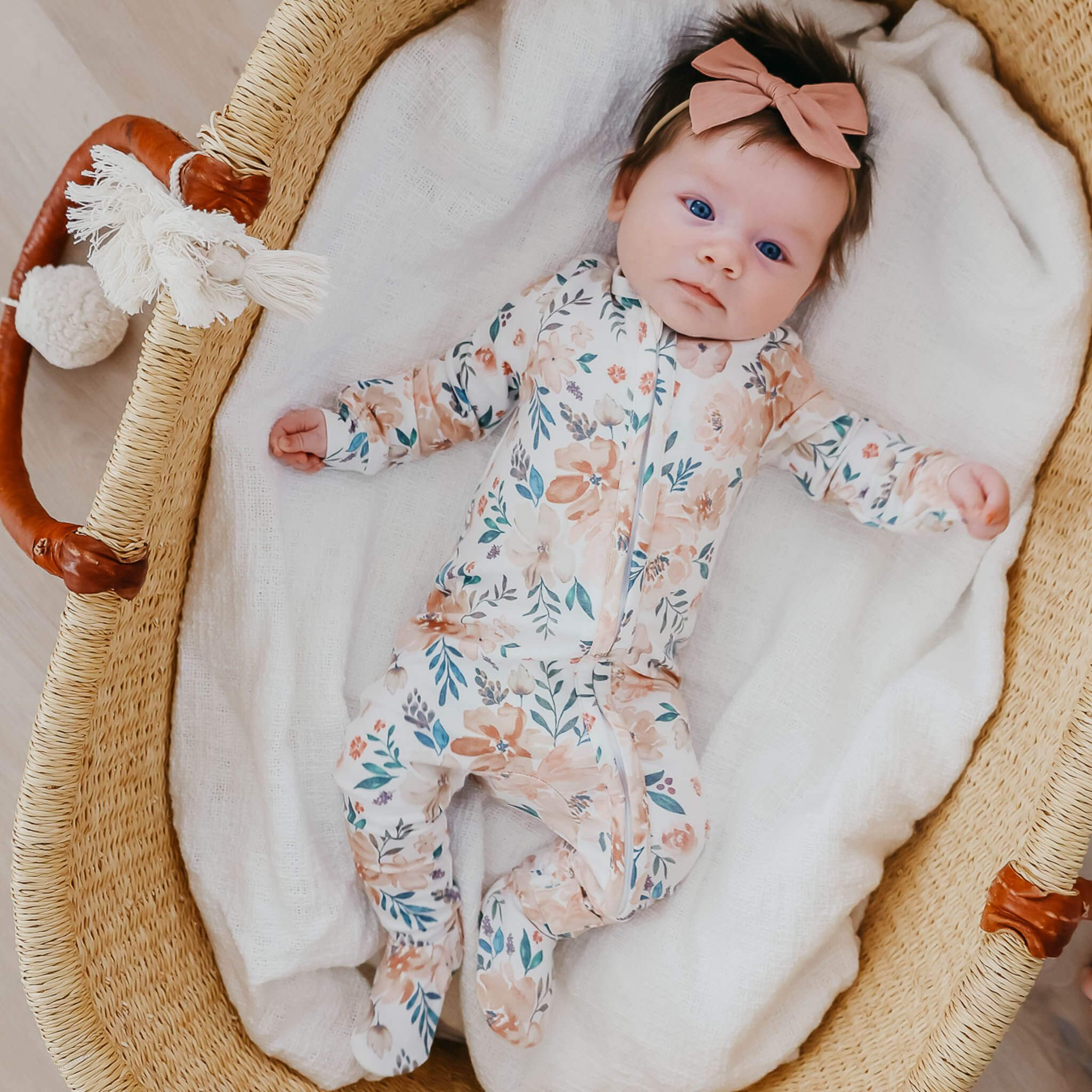 Zip-Up Footie Pajama Set - Autumn