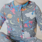 Zip-Up Footie Pajama - Super Grover